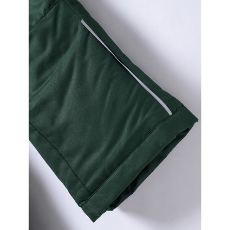 Ski pants for a boy, height 110 cm, dark green color-5