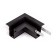 Corner Connector for the built -in tire pipeline Elektrostandard, Slim Magnetic, Black Color Black