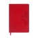 Dated diary 2025, A6+, 176 sheets "Lyon", solid cover, pancake embossing, with liesa, block 80 g/m2, red