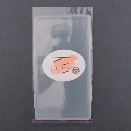 Organizer for storage, with a lid, 19.5 × 10.5 × 2.2 cm, the color is transparent-4
