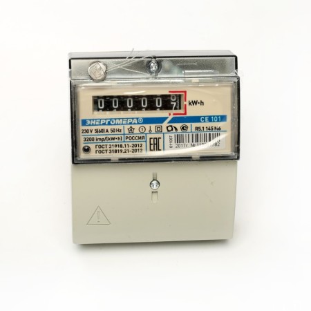 Energomer counter CE 101 R5.1 145 m6, 5-60 A, single-phase, single-tariff-1