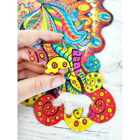 Figure puzzle "Paradise Ptashka"-4