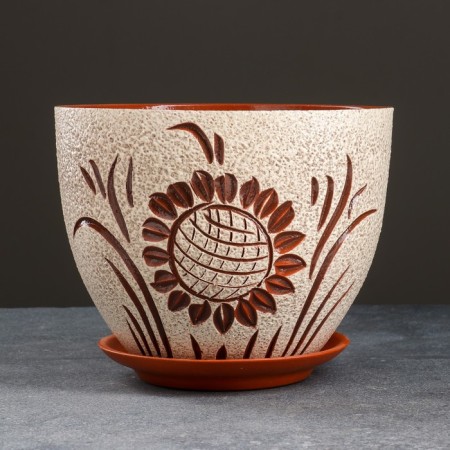 Pot floral sunflower 3.5 l