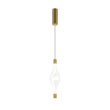 Suspension lamp Maytoni Mod290PL-L14BS3K, LED, 14 W, 120x120x3640 mm, 550 lm, 3000k, brass