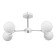 Chandelier gallop "molecule" 4x60W E27 white