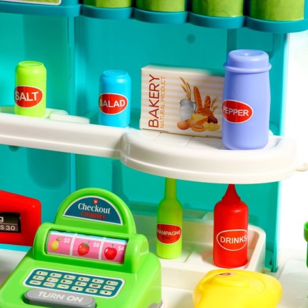 Game set "Shop" in a suitcase, with accessories-7
