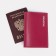 Cover for passport, pink color