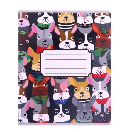 Notebook 12 sheets in the Bright Mix cage, cover coated cardboard, VD-LK, OFSET block, mix-2