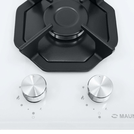 Hon surface Maunfeld EGHG.32.2CW/G, gas, 2 burners, white glass color-1
