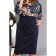Women's dress, size 60, blue color