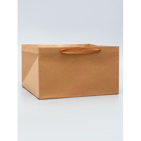 A packet for a cake, with a wide bottom of 30 x 30 x 17.5 cm, craft