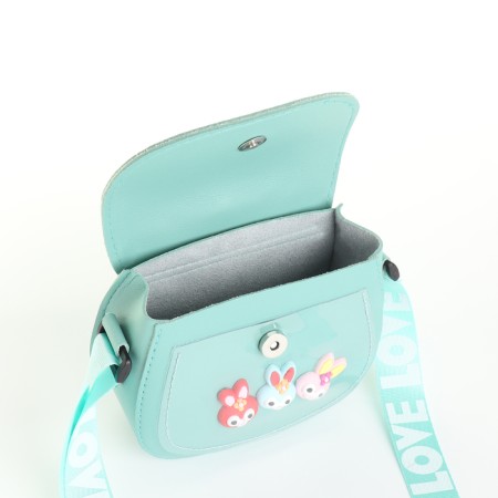 Baby bag on a valve, green color-2