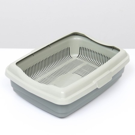 The tray is large with the net and the ATLANTIS "Standard", 43 x 33 x 12.5 cm, gray-6