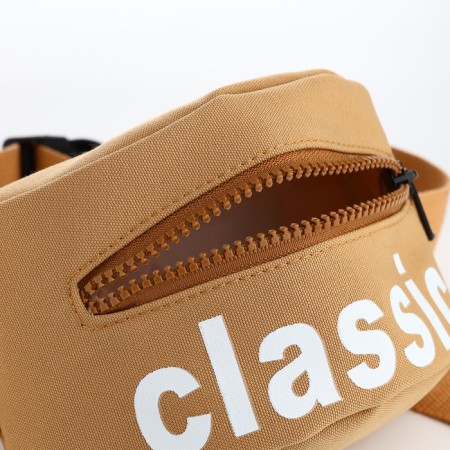 Bag for the belt Classik, 17*6*10, lightning departure, lining is 110cm, beige-2