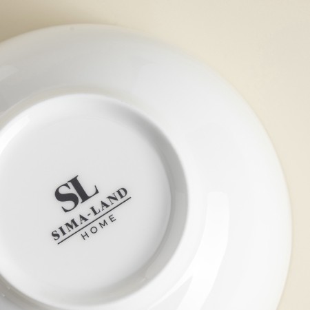 SALATE SL HOME "CASCARO", 900 ml, D = 16 cm, set 2 pcs, bone porcelain, white-7