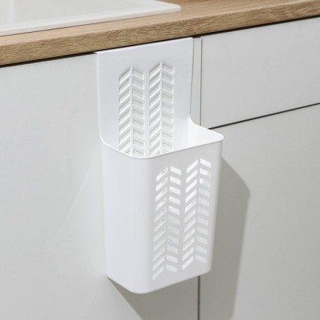 Storage basket suspended, 17 × 12 × 34 cm, white color