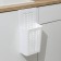 Storage basket suspended, 17 × 12 × 34 cm, white color