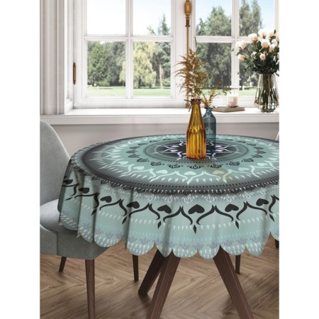 The tablecloth “endless flower”, round, Saten, d = 150 cm