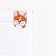 Magnetic bookmarks, 6 pcs "Corgi"