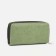 Women's wallet on lightning, department for bills, for cards, for coins, color green