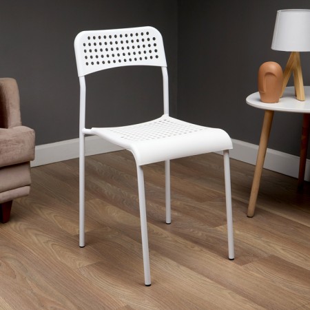 The mesh stool is white-6