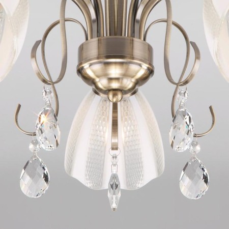 Chandelier 30155/5, 5x60W E14, bronze color-3