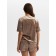 The female set (T -shirt and shorts) KAFTAN VELVET p. 48-50, coffee