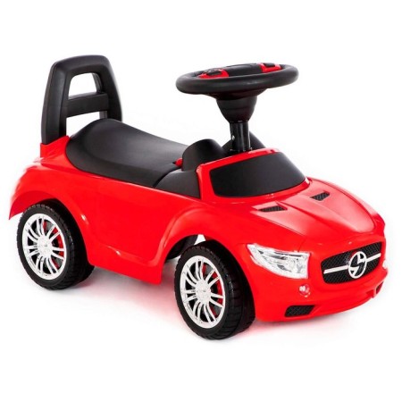 Supercar roller skate car No. 1 with a sound signal, red color-5