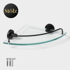 Bathroom shelf corner Stolz Stölz Loft Basic, glass