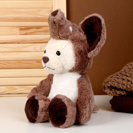 Soft toy "Bear" in an elephant suit, 40 cm, brown color-2