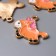 Decor Metal for creativity "Unicorn" enamel 2.2x2.4 cm