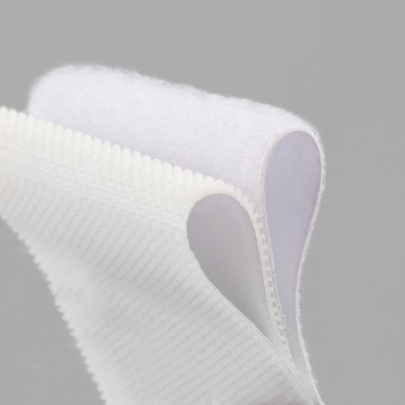 A set of adhesive -based Velcro, 4 × 6 cm, 4 pairs/8 pcs, white color-5