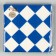 Paper napkins "Blue rhombics" 33x33 cm, set 20 pcs.
