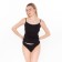 Panties female thongs, black color, size 44-46 (m)