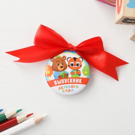 Soft toy and Order for the graduation "Graduate of the kindergarten", a gift set-5