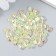 Decor for creativity Plastic "Elocated Crystal" set of 60 pcs yellow 0.8x0.6 cm