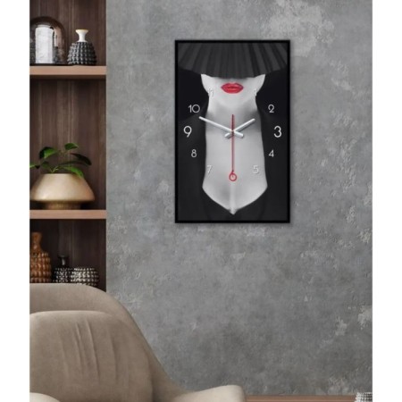 Carty clock wall, interior "girl", smooth move, 57 x 35 cm-4