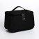 Cosmetic bag with lightning, black color