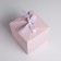 Gift folding box, packaging, "pink", 12 x 12 x 12 cm