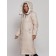 Coat insulated winter female, size 44, beige color