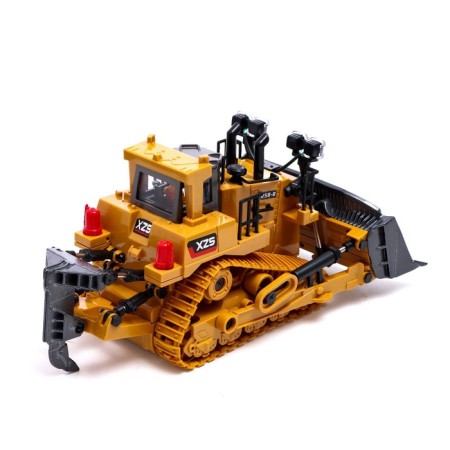 Radio -controlled bulldozer XZS, 1:24, with metal elements, works from the battery-2