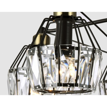 Crystal chandelier with Ambrella Light, Traditional, TR5870, 5HE14, Dark Coffee, Bronze-2