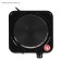 Electric tile Luazon LHP-002, 1 burner, 1000 W, heater disk, black