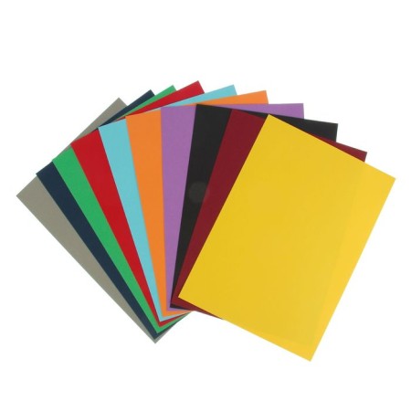 Cardboard color A3, 10 sheets, 10 colors, painted in the mass, block 230g/m2-1