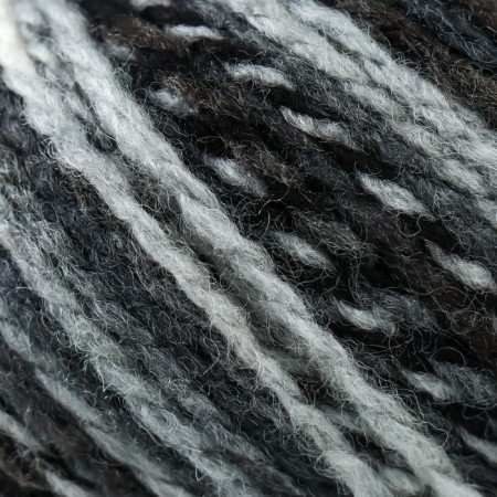 Yeritage yarn 75% acrylic, 25% wool 125m/50g (330 gray-black and white)-2