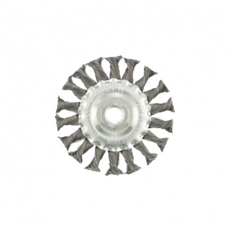 Matrix Ushm brush, d = 100 mm, M14, flat, twisted wire 0.35 mm-2