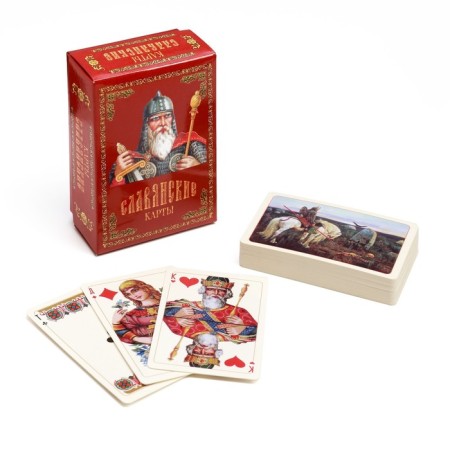 Playing gifts "Slavic", 36 pcs, map 8.5 x 6.5 cm, cardboard 270 g-1
