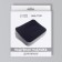 Inflatable pillow, 37 × 28 × 15 cm, blue/gray color