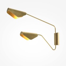 Bra Maytoni Mod417WL-02BS, 2XG9, 40W, 7x122.8x43.6 cm, brass color