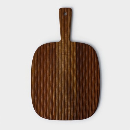 Groot board with a pen “Relief”, 36 × 22 × 1.5 cm, acacia-5